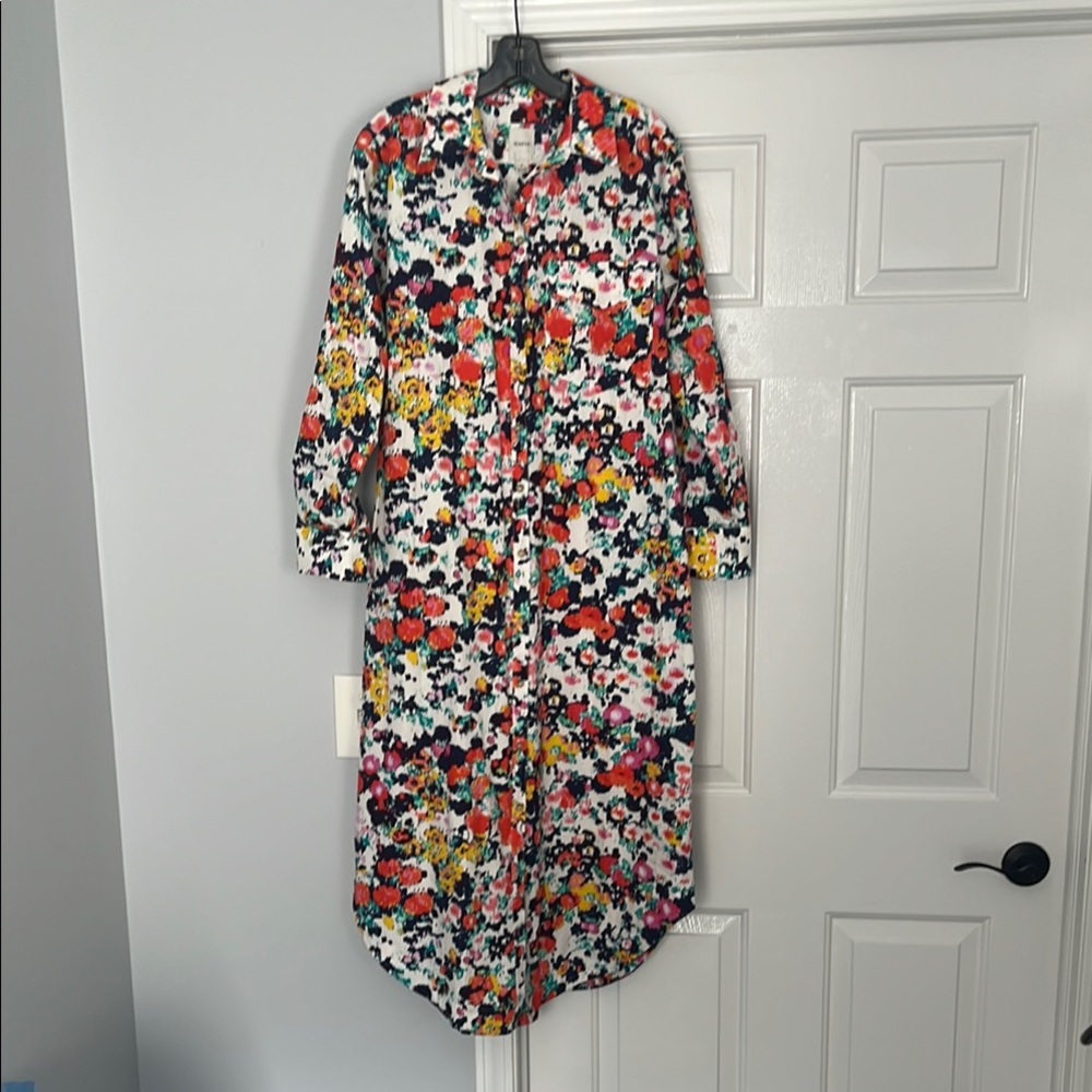 Anthropologie Maeve Soren Floral Dress